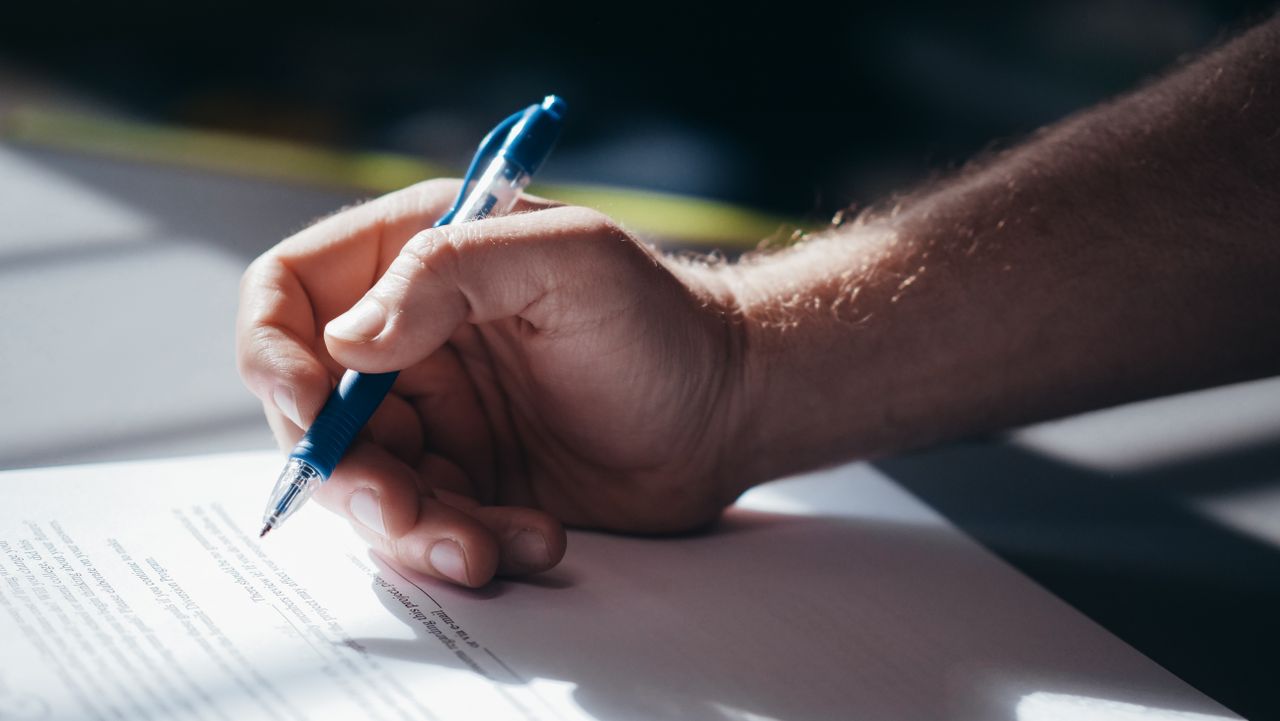 Récapitulatif de votre candidature signé